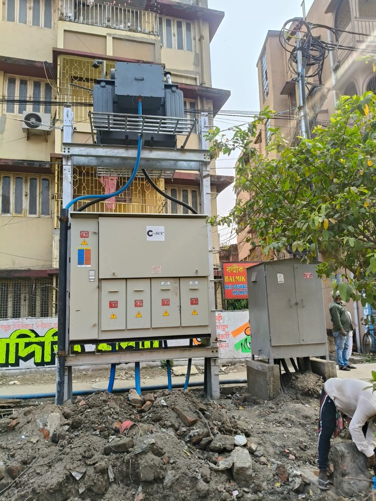 Electrical transformer and maintenance infrastructure